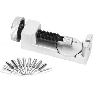 Kal-Kit De Retrait De Liens De Montre, Outil Pour Enlever Les Bracelets De Montre, Outil Pour Ajuster La Taille Des Montres, Outil Pour Enlever Les Broches De Montre Avec 12 Goupilles Perforées - Neuf