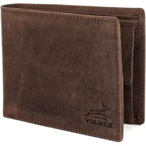 Portefeuille Fin En Cuir Véritable, Particulièrement Confortable Et Extra Stable Blocage Rfid #Easycomfort (Brun/Marron) - Neuf