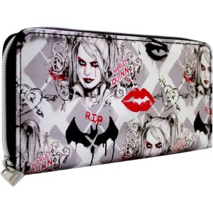 Harley Quinn Et Le Joker Rip Argent&eacute; Portefeuille - Neuf
