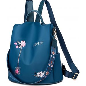 RFCBC-Sac à Dos Anti-vol Femme, Sac à Main Loisir, Sac de Voyage Elegant, Sacs Portés Dos Imperméable, Sac à Bandoulière pour École, Shopping, Travail, Voyages, Collège - Neuf