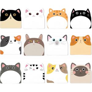 12 Styles Blocs De Notes Adh&eacute;sives,Animaux Mignons Notes Autocollantes,Marqueurs En Forme De Dessins Anim&eacute;s,Mignon Ensemble De Sticky Notes 360 Feuilles Pour Le R&eacute;frig&eacute;rateur,Notes De Bureau - Neuf