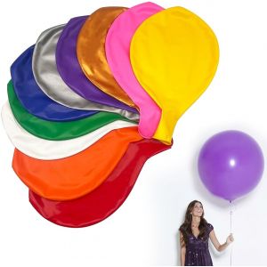 Ballon Geant, 10 Pi&egrave;ces Ballon Gonflable G&eacute;ant, 36 Pouces Grand Ballon, Ballons De Baudruche, Xxl Latex Ballons, Ballon Multicolore Pour Mariage, Anniversaire, F&ecirc;te Festival - Neuf