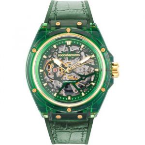 Montre - Cuir,Silicone Verte - Roccobarocco - Rb.3249m-06 - Neuf