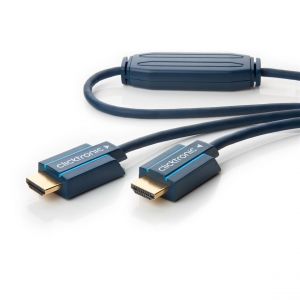 Clicktronic C&acirc;ble HDMI&iquest; actif avec Ethernet c&acirc;ble de connexion avec amplification de signal pour Ultra HD - Neuf