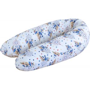 Coussin De Grossesse - Coussin D'allaitement 170 Cm - Coussin Pour Sommeil Lat&eacute;ral 100% Coton - Avec Housse Amovible - Coussin De Grossesse Pour Dormir (H&eacute;risson) - Neuf