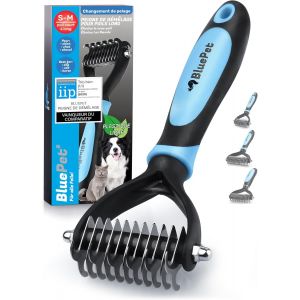 Jgd-Brosse Chiens & Chats &Agrave; Poil Long, Peigne D&eacute;m&ecirc;lage Professionnel, Pour Sous Poil Et N?uds, &Eacute;trille D&eacute;m&ecirc;lant Pour Poils Longs, R&acirc;teau De Toilettage, Demelant Chien Chat, &Eacute;limine Poils Morts - Neuf