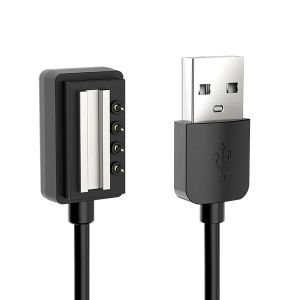 Chargeur Magn&eacute;tique Pour Suunto - Compatible Avec Suunto 9, Spartan Ultra Hr, Spartan Sport Wrist Hr, D5, Eon Core - Longueur 100 Cm - C&acirc;ble De Chargement Usb Pour Suunto - Noir - Neuf