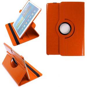 2.0 Etui pour Samsung Galaxy Tab S 10.5 SM-T800 SM-T801 SM-T805 Coque de Protection Rotation 360&iexcl;&atilde; Smart Housse Cover Case Stand Auto R&iquest;&iquest;veil/Sommeil - Orange - Neuf