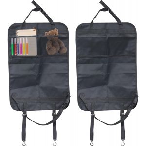 Subzonal-Organiseur Siege Enfant, Protection Siege Voiture Enfant, Tissu Oxford Imperm&eacute;able Avec Plusieurs Poches, Ajustement Universel Pour Voitures, Camping-Cars - Neuf