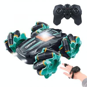 Voiture T&eacute;l&eacute;command&eacute;e Stunt 360&deg; Drift Double-Face Lumi&egrave;res Cool Puissante YONIS - Neuf
