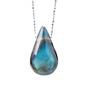 Fabrication &Agrave; La Main Pendentif Collier Simple Goutte D'eau En Forme De Pendentif Bijoux De F&ecirc;te - Neuf