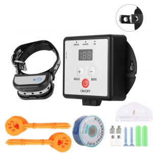 Cloture electrique pour chien, recepteurs de dressage rechargeables et etanches, systeme pour animaux de compagnie 100-240 V (prise americaine) - Neuf