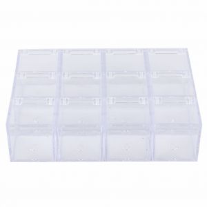 Hjlian Lot De 12 Boites De Rangement Transparentes En Plastique Pour Bonbons Et Collations, Pour Fete De Mariage - Neuf