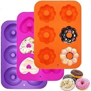 Moule &Agrave; G&acirc;teau En Silicone Moules En Silicone Moules &Agrave; P&acirc;tisserie,Pour G&acirc;teaux Biscuits Bagels Muffins - Neuf