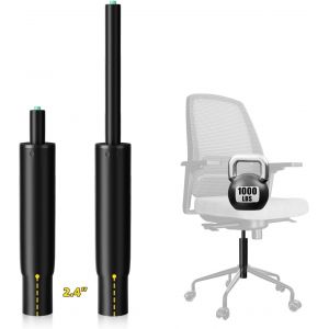 Lbgwp60-Cylindre De Rechange Pour Cha De Bureau Court De 22,9 Cm À 38,1 Cm, Course De 14 Cm, Très Résistant, 453,6 Kg, Abaissez La Hauteur Du Siège De 5,1 Cm, Convient Pour Cha De Bureau, Base Haute - Neuf