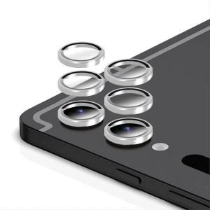 [Protection Compl&egrave;te Cam&eacute;ra Arri&egrave;re Protecteur Compatible Avec Samsung Tab S10 Ultra/S9 Ultra, [2 Pi&egrave;ces] Metal + Verre Tremp&eacute;, Verre Tremp&eacute; Camera - Silver - Neuf