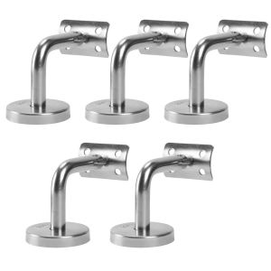 Support de main courante Support de main courante en acier inoxydable Support mural Support de main courante Escalier tubulaire 5 pi&egrave;ces - Neuf