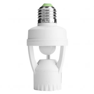 Hjlian Douille D'ampoule Ac110-240 V E27 Avec Capteur De Corps Humain, Pour Lampe D'interieur Et D'exterieur - Neuf