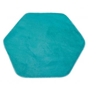 Enfant Playhouse Tente Tapis Tapis Sol Jeu Coussin Jouet Hexagonal Pour Maison Enfants Bleu - Neuf