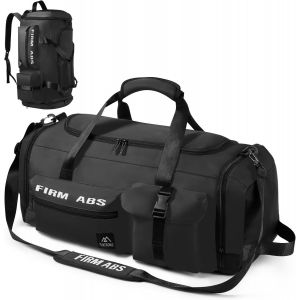 acdsgd-Flintronic Sac de Sport pour Homme et Femme, 65L Sacs de Sport Grande Capacit&eacute;, Sac de Voyage avec Compartiment Humide, Sac Weekend pour Sport pour Fitness Voyages Yoga - Neuf