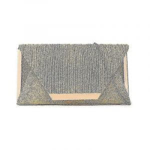 Femmes Rabat Pochette Sac &agrave; main Paillettes F&ecirc;te Mariage Soir&eacute;e Sacs Enveloppe Sac &agrave; main (or) - Neuf