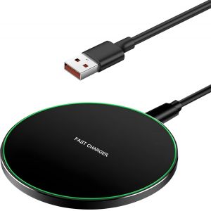 Eryi-Chargeur Sans Fil 20w Rapide, Chargeur À Induction Compatible Avec Iphone 16/15/14/13/12, Station De Recharge Sans Fil Pour [3256] - Neuf