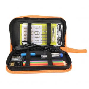 Fer a souder electrique 60 W, 60 pieces, temperature reglable, multimetre (prise UE 220 V) - Neuf