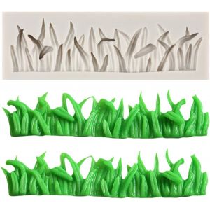 KAL-Moules En Silicone Herbe Clôture D'Herbe Moules Fondant Chocolat Pour Décorer Gâteaux Cupcake Topper Pâte À Fleurs Bonbons Argile Polymère - Neuf