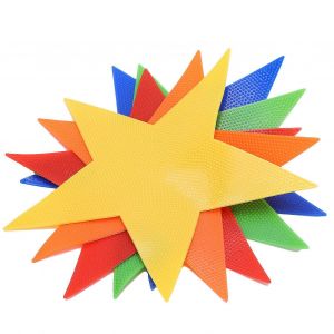 Jouets de jeu d'étoile à cinq branches pour les enfants Tapis de jeu de saut Sport Jeu d'équipe Jouet d'entraînement pour les enfants - Neuf