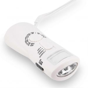 Radio AM / FM avec boussole de lampe de poche,alimentation de dynamo de manivelle d'urgence portable Lecteur de radio AM FM - Neuf