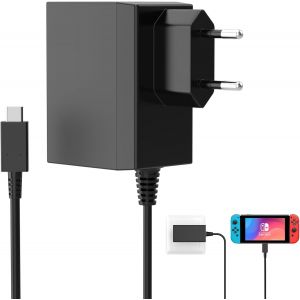 15V 2.6A Switch Charger for Switch Lite/Switch OLED/Switch Dock/Controller Switch Pro,Supports TV Mode USB Type C Power Supply - Neuf