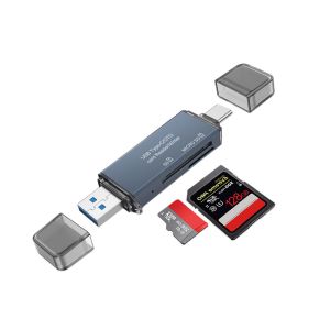 Lecteur de cartes SD/TF USB-C pour ordinateurs portables et appareils mobiles - Neuf