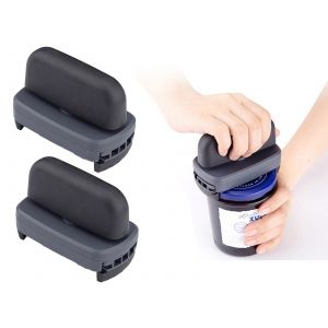 Lot De 2 Ouvre-Bocaux Et Ouvre-Bouteilles Multifonctionnels, Outil De Cuisine - Neuf