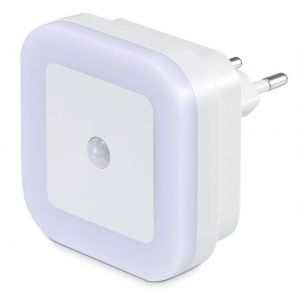 Promotion d'hiver,1pcs Lampe de veilleuse LED automatique 1W avec capteur de mouvement PIR physique pour chambre d'enfants / toilettes / entrée / escalier / couloir / passage - Neuf