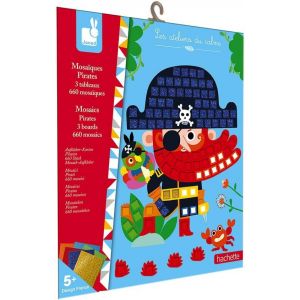 KALANKA-- Coffret Mosaïques en Mousse Pirates - Les Ateliers du Calme - Kit Loisir Créatif Enfant - Apprentissage Motricité fine et Concentration - Dès 5 ans, J07897 - Neuf