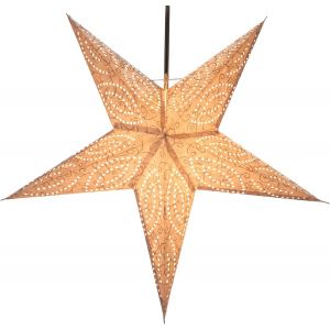 Kal-Étoile De Papier Pliable Et Lumineuse De L`Avent, Étoile De Noël De 60 Cm - Demian Nature, Étoiles En Papier - Unicolores - Neuf