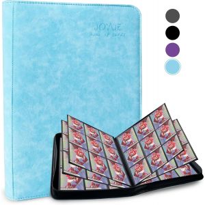 MDY-Album de Cartes à Collectionner Album Porte Carte Grand Classeur Carte avec 30 Pages 540 Poches, Livre Rangement Carte PU Carnet Rangement Carte pour Collecter Cartes à Collectionner (Bleu) - Neuf