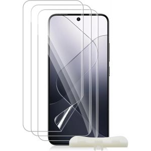 Protection Écran Compatible Avec Xiaomi 14 Pro 5g / Xiaomi 14 Ultra 5g, Protection D'écran À Couverture, [3 Pièces] Non-Verre, Hd Film Tpu Flexible Pour Xiaomi 14 Pro 5g / Xiaomi 14 Ultra 5g - Neuf