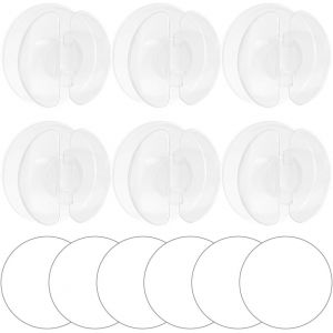 6 Pièce Organisateur Cable,Clips de Câble Adhésifs,Transparent Organisateur de Cable,Range Cable Bureau,Cables Management pour Desk,Table de Nuit,Chargeur,Petits Appareils Ménagers - Neuf