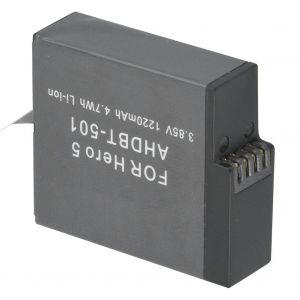 Batterie Li-ion 1220 mAh de qualite pour camera d'action GoPro Hero 5, 6 et 7 (3,85 V) - Neuf