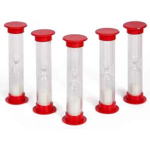 30 Sec Sand Timer Sablier Sandglass Horloge Compte à rebours en vrac Jouet Set Jeux pour enfants Pack de 20 (blanc San - Neuf