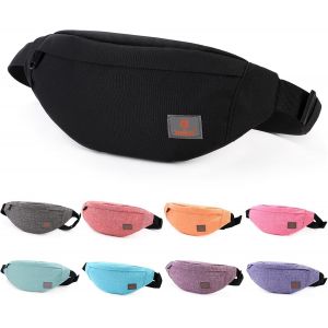 RFCBC-Tinyat Sac Banane Ville Travel Fanny Pack Ceinture Sac de Taille Sling Pocket Super léger pour Voyage Bum Bag T201 - Neuf