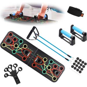 Push-Up Pliable Avec Poignée, Il Existe 5 Équipements De Fitness Différents Fitness À La Maison Materiel Sport Interieur, Brûler Des Ies Et Augmenter La Force - Neuf