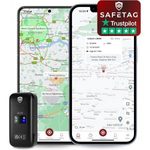 VornixorSarlshop-Mini 4G - Mini Tracker GPS Rechargeable 4G LTE, Voiture, Moto, etc. 34-205 Pays, Suivi et Notifications en Temps r&eacute;el, essai Gratuit de 7 Jours - SIM Incluse, 12 Mois de Garantie (4G - Neuf