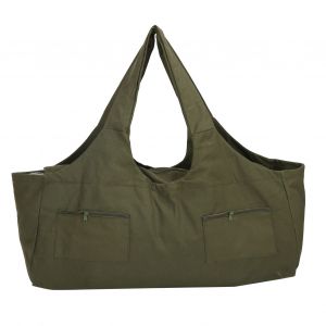 Hjlian Sac En Toile Grande Capacite, Sac A Bandouliere, Pochette A Outils Portable, Tapis De Yoga, Pour La Maison, Les Voyages, L'enregistrement - Neuf