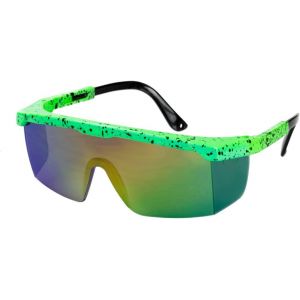 Lunettes Des Années 80 Avec Verre Miroir, Lunettes De Ski, Lunettes De Fête Pour Le Carnaval - Neuf