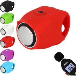 Klaxon De V&eacute;lo &Eacute;lectrique &Agrave; D&eacute;cibels &Eacute;lev&eacute;s - Sonnette De V&eacute;lo &Eacute;l&eacute;gante, &Eacute;tanche, Durable Et Portable Avec Batterie Rempla&ccedil;able Pour Plus De S&eacute;curit&eacute; Et De Commodit&eacute; - Neuf