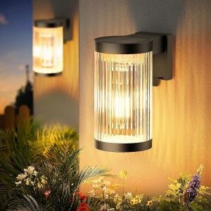 Soleil -Alimenté Lampes Murales D'extérieur 4 -Pack, L'amélioration De La Paroi Extérieure Des Lampes, Des Automatique D'ouverture/Fermeture Des Lampes Solaires - Neuf