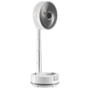 Ventilateur Portable Rechargeable Pliable Oscillant 20 cm-Duoku-3 en 1-Aliment&eacute; par Batterie-avec T&eacute;l&eacute;commande-Silencieux - Neuf