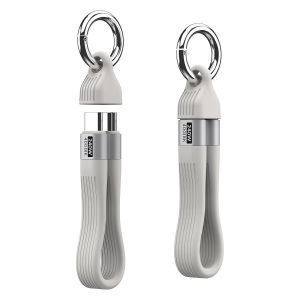 JGD-C&acirc;ble Court USB C vers USB C 13cm Multifonction, Thunderbolt 4 40Gbps, Charge Rapide 240W, Sortie Vid&eacute;o 8K@60Hz, avec Porte-cl&eacute;s Portable, pour Samsung S25, iPhone 17, MacBook, Tablette, SSD - Neuf